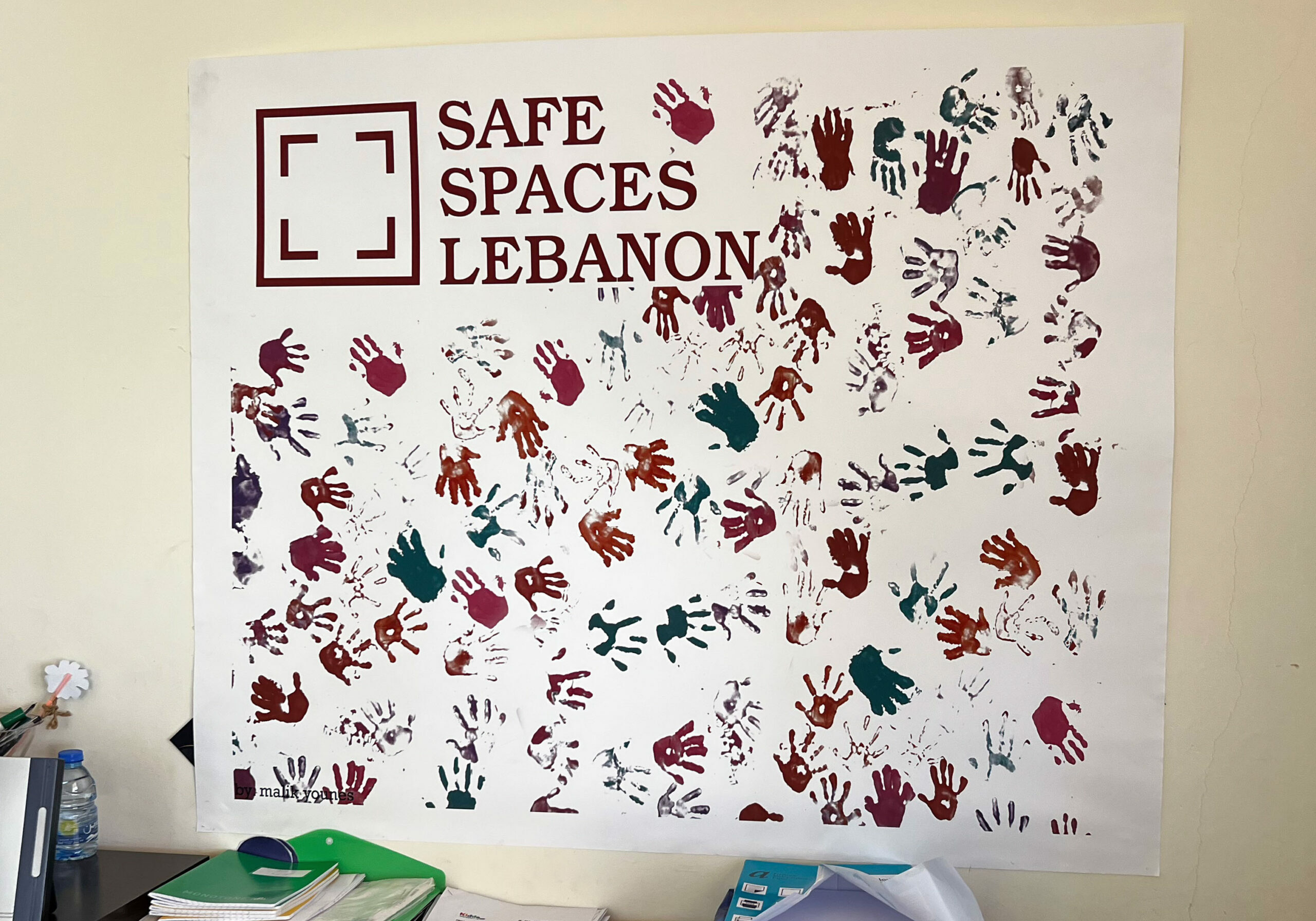 Safe Spaces Lebanon Handprints
